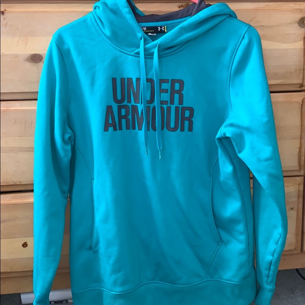Turquoise Under Armour sweatshirt